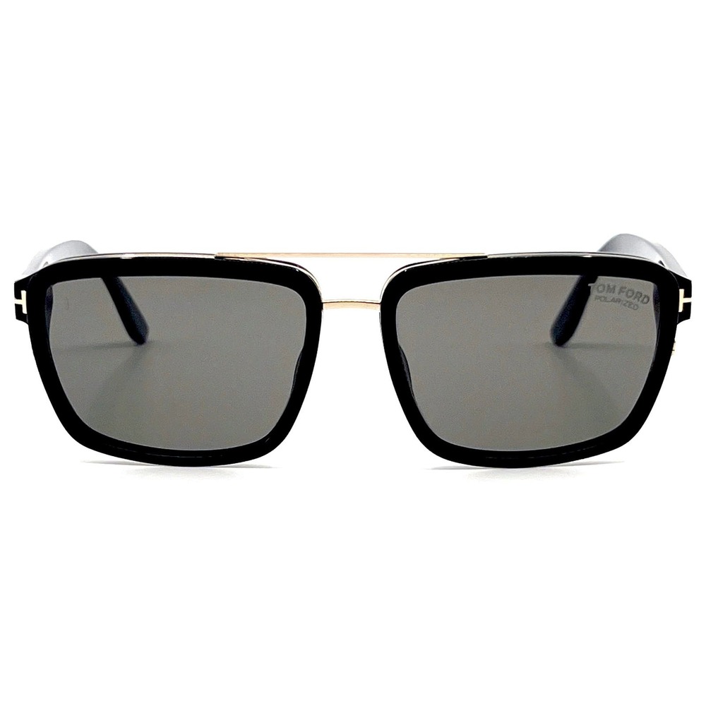 NEW!!! TOM FORD Anders Sunglasses TF780 01D Polarized Authentic - Picture 3 of 11
